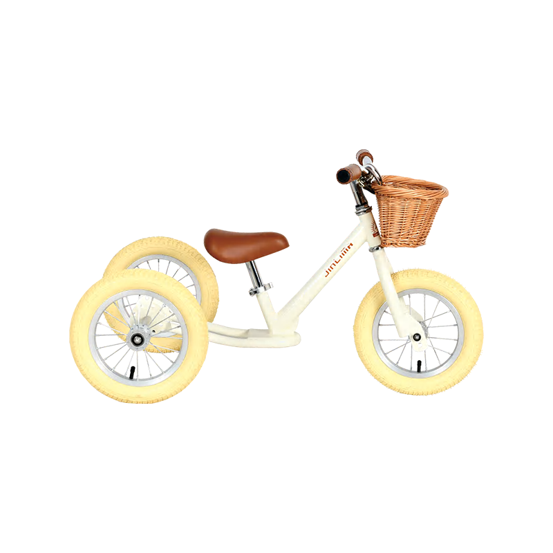 HYB-003 12 "Green and Yellow No Pedal Basikal Baki Fleksibel